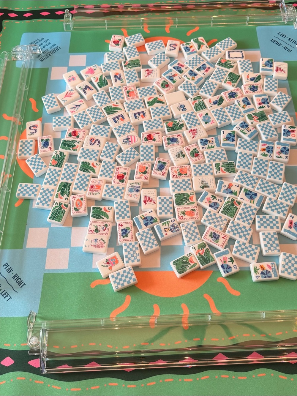 Mahjong tile set - Miss Out of Office - DUPES - Picture 2 of 16